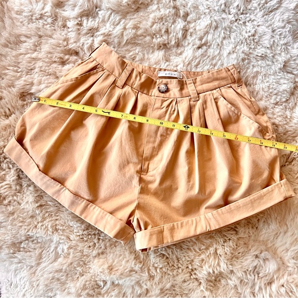 💋💛🌞DÔEN ‘Paige’ Bloomer Pleated Short Fieldstone Tan 0 (23/24)💋 - Picture 9 of 12